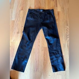 Vince chocolate brown leather pants - size 10